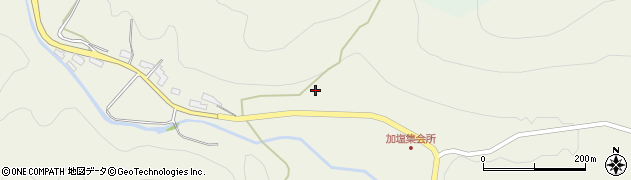 愛知県豊田市加塩町（坂）周辺の地図