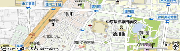 愛知県名古屋市東区徳川町1507周辺の地図