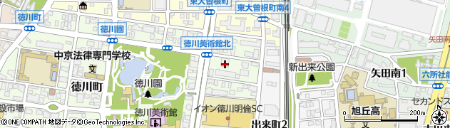 愛知県名古屋市東区徳川町2605周辺の地図