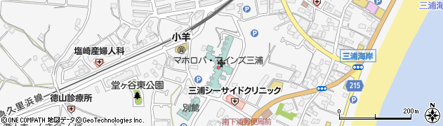 オーシャンリゾートホテルマホロバ・マインズ三浦周辺の地図