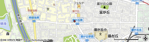 名古屋豊が丘郵便局周辺の地図