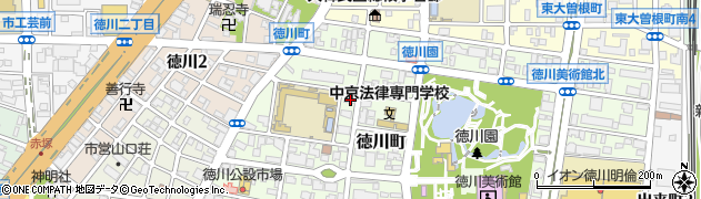 愛知県名古屋市東区徳川町1705周辺の地図