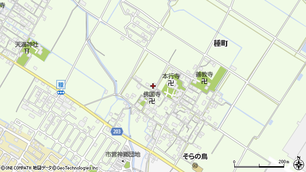 〒521-1212 滋賀県東近江市種町の地図