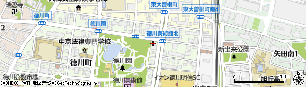 愛知県名古屋市東区徳川町1002周辺の地図
