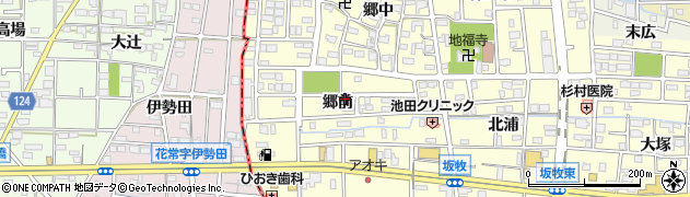 愛知県あま市本郷（郷前）周辺の地図