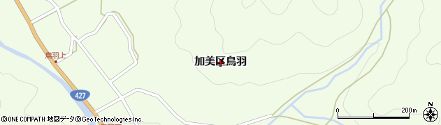 兵庫県多可町（多可郡）加美区鳥羽周辺の地図