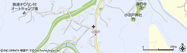 千葉県勝浦市小羽戸335周辺の地図