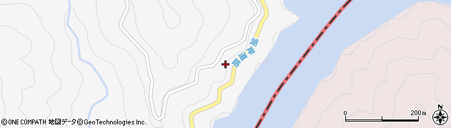 愛知県豊根村（北設楽郡）富山（大久保）周辺の地図