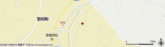 愛知県豊田市惣田町（田之平）周辺の地図