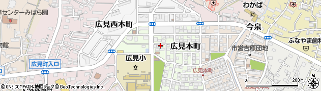 静岡県富士市広見本町周辺の地図