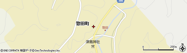愛知県豊田市惣田町神明寺周辺の地図