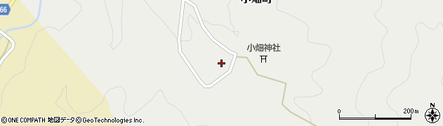 愛知県豊田市小畑町（上小畑）周辺の地図