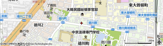 愛知県名古屋市東区徳川町2201周辺の地図
