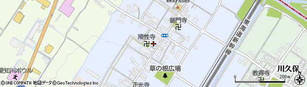 滋賀県愛知郡愛荘町石橋704周辺の地図