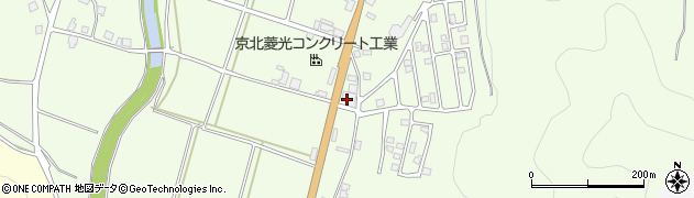 京都府京都市右京区京北下弓削町（神楽田）周辺の地図
