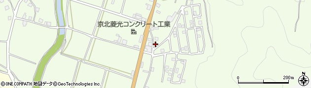 京都府京都市右京区京北下弓削町金屋周辺の地図