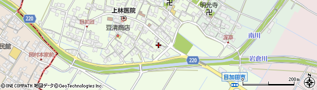 滋賀県愛知郡愛荘町目加田825周辺の地図