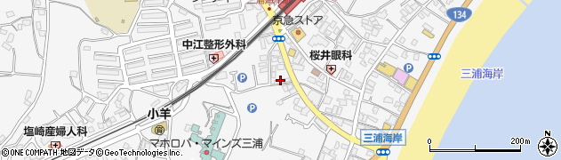 ブティック・マエカワ　三浦海岸店周辺の地図
