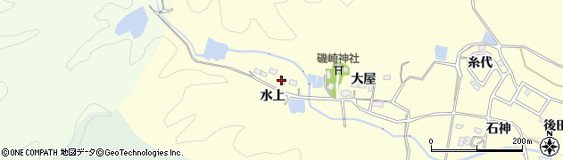 愛知県豊田市深見町（水上）周辺の地図