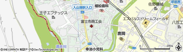 富士市商工会本所・鷹岡事務所周辺の地図