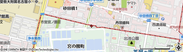 愛知県名古屋市千種区宮の腰町6周辺の地図
