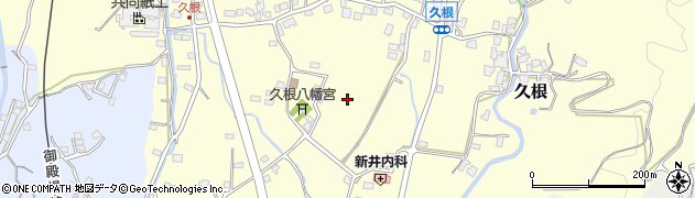 静岡県裾野市久根周辺の地図