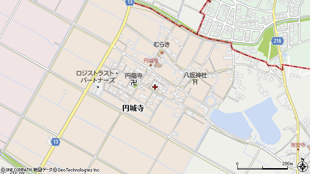 〒529-1231 滋賀県愛知郡愛荘町円城寺の地図