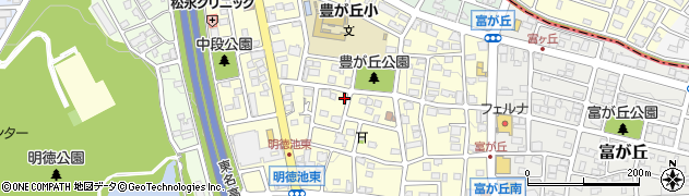 愛知県名古屋市名東区豊が丘周辺の地図