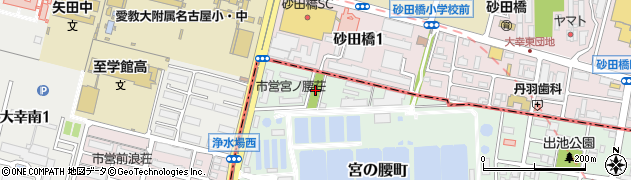 愛知県名古屋市千種区宮の腰町3周辺の地図