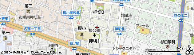 愛知県名古屋市西区押切周辺の地図