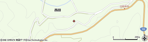 愛知県豊田市小田木町（ヨコテ）周辺の地図