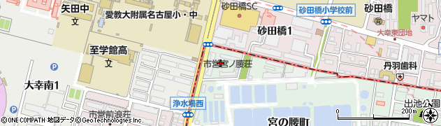 愛知県名古屋市千種区宮の腰町2周辺の地図