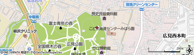 富士市役所　埋蔵文化財調査室周辺の地図