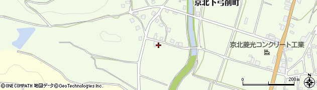 京都府京都市右京区京北下弓削町（下垣内）周辺の地図