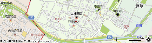 滋賀県愛知郡愛荘町目加田881周辺の地図