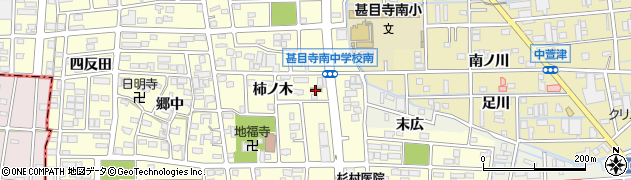甚目寺本郷郵便局周辺の地図