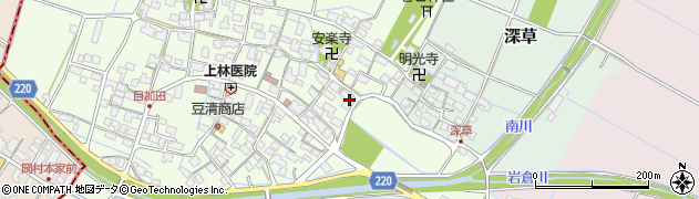 滋賀県愛知郡愛荘町目加田818周辺の地図
