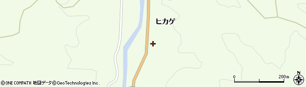 愛知県豊田市中当町（ヒカゲ）周辺の地図