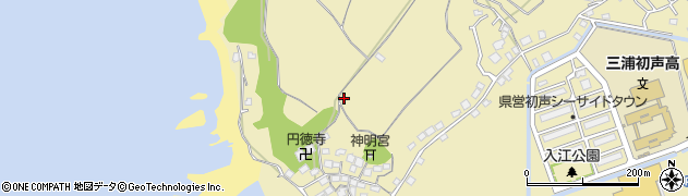 神奈川県三浦市初声町和田3371周辺の地図
