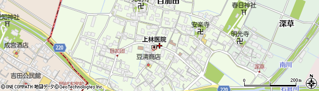 目加田周辺の地図