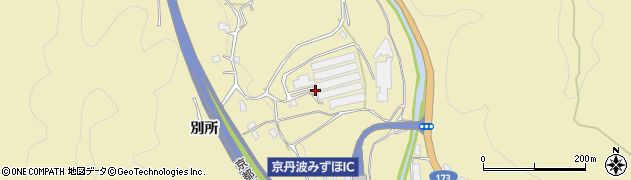京都府京丹波町（船井郡）井脇（別所段）周辺の地図