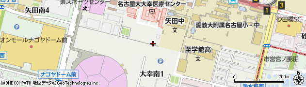 愛知県名古屋市東区大幸南周辺の地図