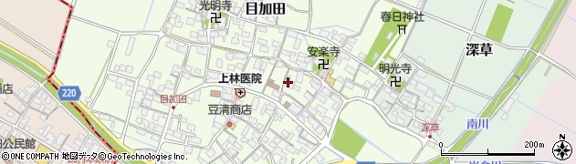 滋賀県愛知郡愛荘町目加田808周辺の地図