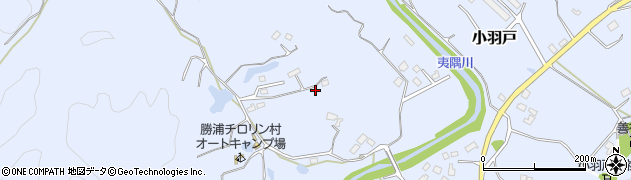 千葉県勝浦市小羽戸559周辺の地図