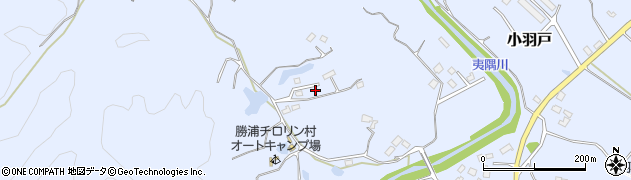 千葉県勝浦市小羽戸517周辺の地図