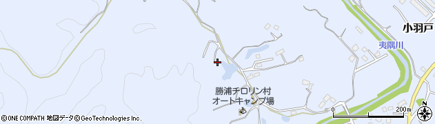 千葉県勝浦市小羽戸601周辺の地図