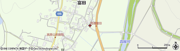 京都府船井郡京丹波町富田川原13周辺の地図