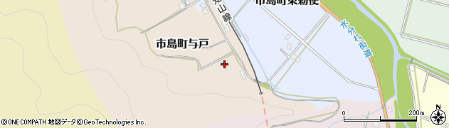 兵庫県丹波市市島町与戸593周辺の地図