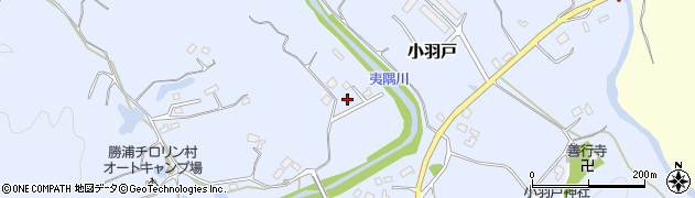 千葉県勝浦市小羽戸529周辺の地図
