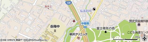 静岡県富士市伝法581周辺の地図